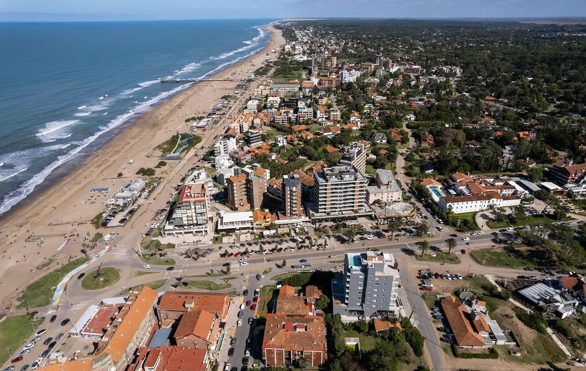 Costa y playa de Pinamar